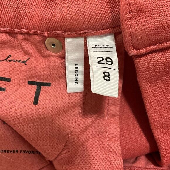 LOFT Pink Denim Jeggings - Picture 4 of 4